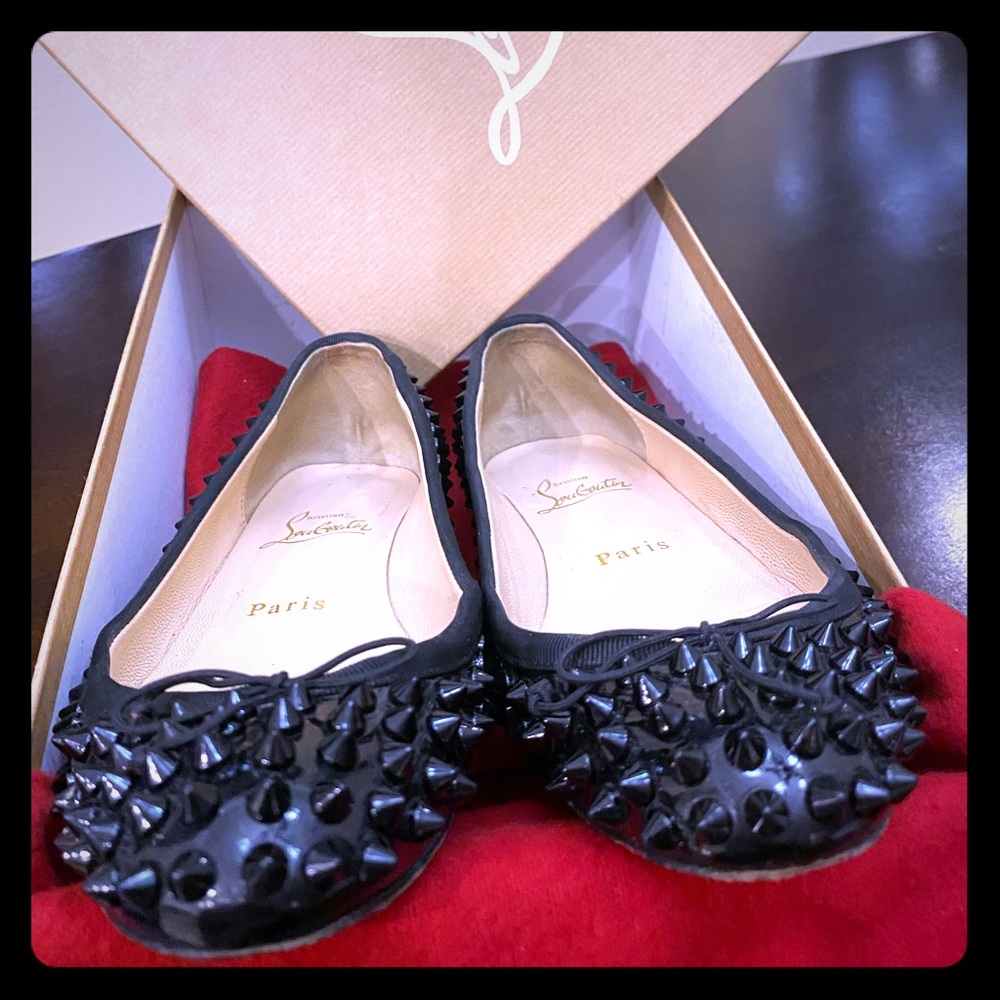 Sonietta spike Christian Louboutin ballet flats
